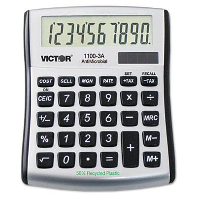 Victor&reg; 1100-3A Antimicrobial Compact Desktop Calculator