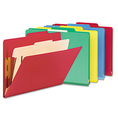 Smead® Colored Top Tab Classification Folders Smead® Colored Top Tab Classification Folders