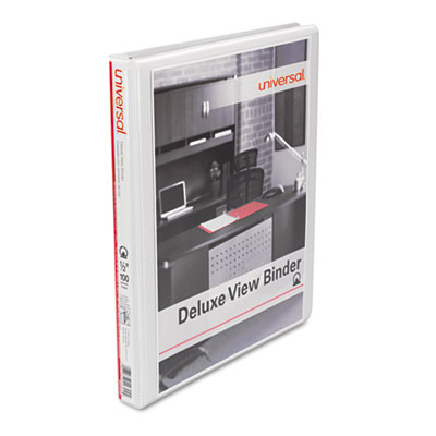 Universal&reg; Deluxe Round Ring View Binders