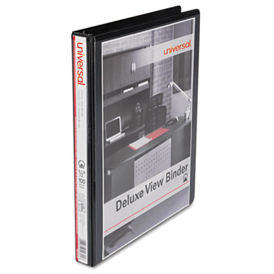 Universal&reg; Deluxe Round Ring View Binders