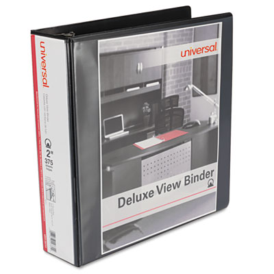 Universal&reg; Deluxe Round Ring View Binders
