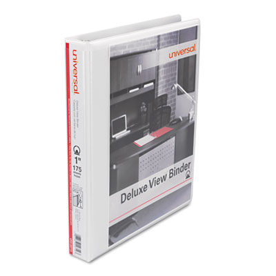 Universal&reg; Deluxe Round Ring View Binders