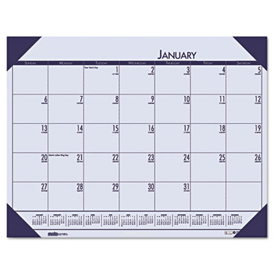 House of Doolittle&trade; EcoTones&reg; 100% Recycled Monthly Desk Pad Calendar