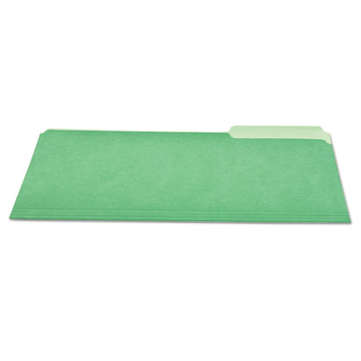 Universal One&trade; Colored Top Tab File Folders