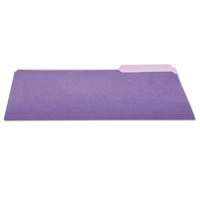 Universal One&trade; Colored Top Tab File Folders