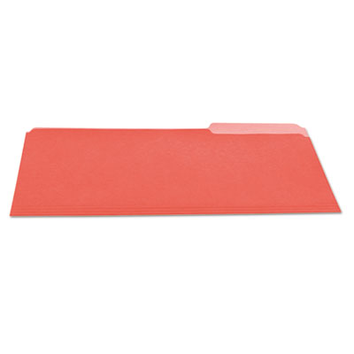 Universal One&trade; Colored Top Tab File Folders