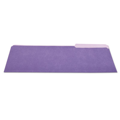 Universal One&trade; Colored Top Tab File Folders