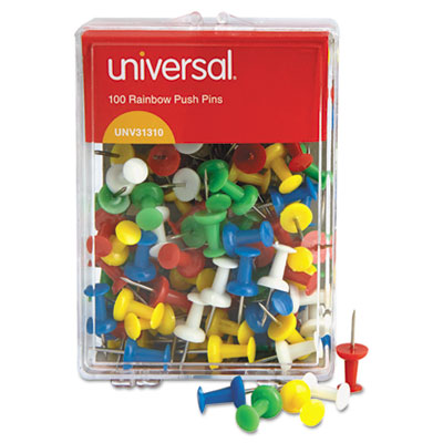 Universal&reg; Colored Push Pins