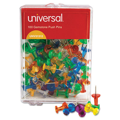 Universal&reg; Colored Push Pins