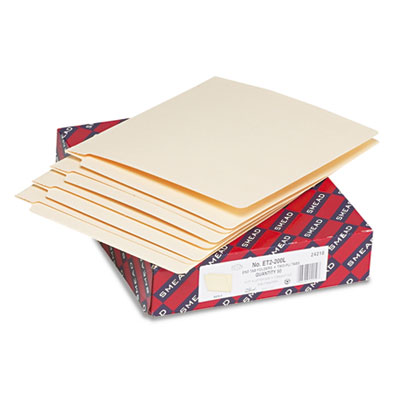 Smead® Shelf-Master® Heavyweight Manila End Tab Folders Smead® Shelf-Master® Heavyweight Manila End Tab Folders