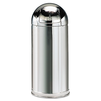 Rubbermaid&reg; Commercial Fire-Resistant Steel Dome Waste Receptacle