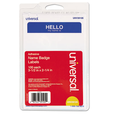 Universal&reg; Self-Adhesive Name Badges