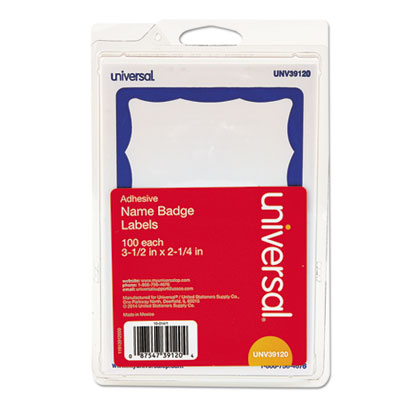 Universal&reg; Self-Adhesive Name Badges