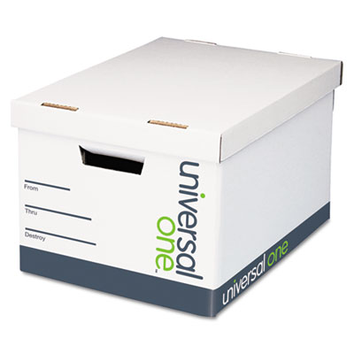 Universal One&trade; Heavy-Duty Fast Assembly Lift-Off Lid Storage Box