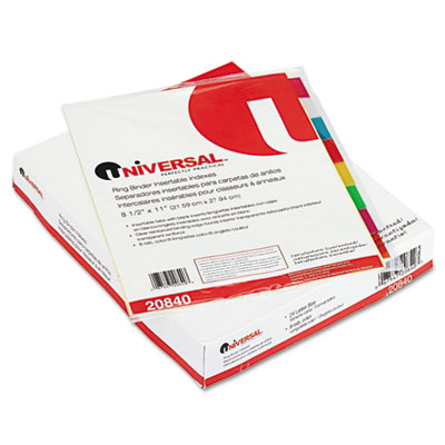 Universal&reg; Economical Insertable Tab Index