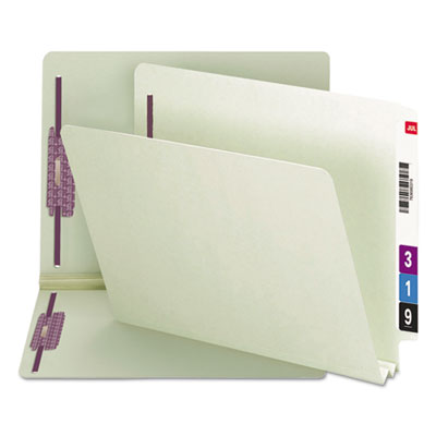 Smead&reg; End Tab Expansion Pressboard File Folders With SafeSHIELD&reg; Coated Fasteners
