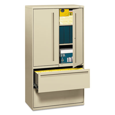 HON&reg; Brigade&reg; 700 Series Lateral File with Storage