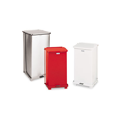 Rubbermaid&reg; Commercial Defenders&reg; Heavy-Duty Steel Step Can