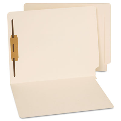 Universal&reg; Reinforced End Tab File Folders with Fasteners