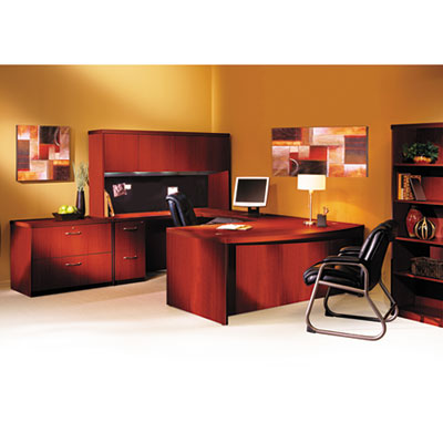 Mayline&reg; Aberdeen&reg; Series Bow Front Desk Shell