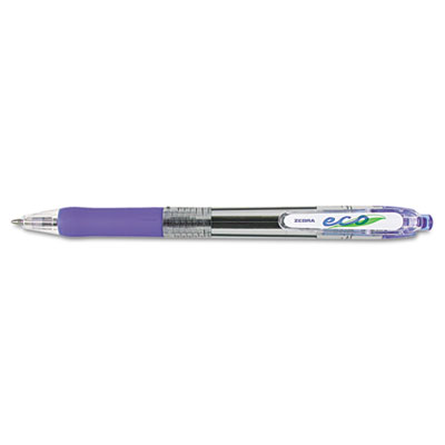 Zebra ECO Jimnie&reg; Clip Retractable Ballpoint Pen