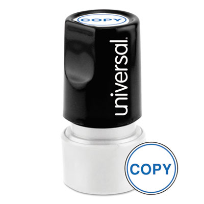 Universal&reg; Pre-Inked One-Color Round Stamp