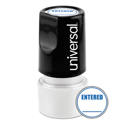 Universal&reg; Pre-Inked One-Color Round Stamp