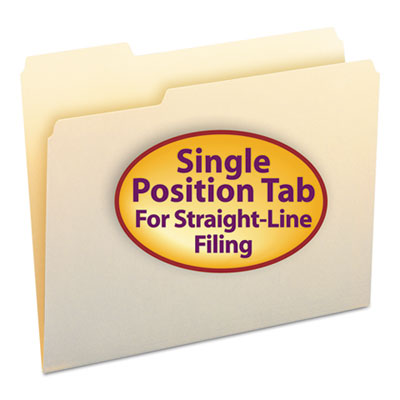Smead&reg; Manila File Folders
