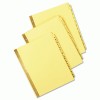 Universal One&trade; Preprinted Plastic Coated Tab Dividers with Black Printing