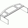 Mayline&reg; Sorrento Series Reception Desk with Veneer Counter