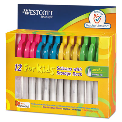 Westcott&reg; Kids' Scissors with Antimicrobial Protection