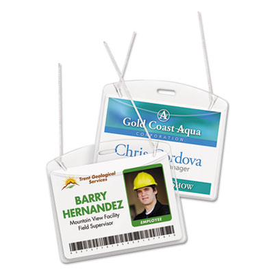 Avery&reg; Heavy-Duty Secure Top&trade; Name Badge Holders