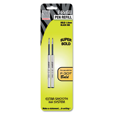 Zebra Refill for Zebra&reg; F-301&reg;, F-301&reg; Ultra, F-402&reg; &amp; 301A Spiral Ballpoint Pens