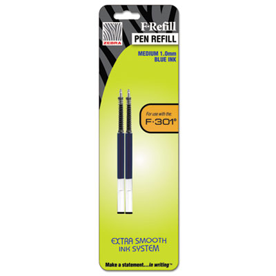 Zebra Refill for Zebra&reg; F-301&reg;, F-301&reg; Ultra, F-402&reg; &amp; 301A Spiral Ballpoint Pens