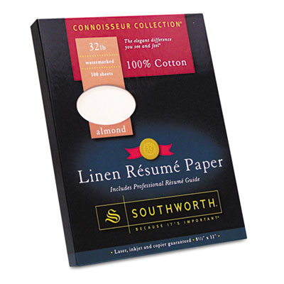Southworth&reg; 100% Cotton Premium Weight Linen R&eacute;sum&eacute; Paper