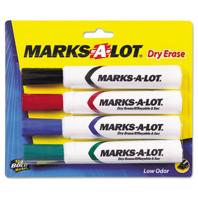 Marks-A-Lot&reg; Desk Style Dry Erase Marker