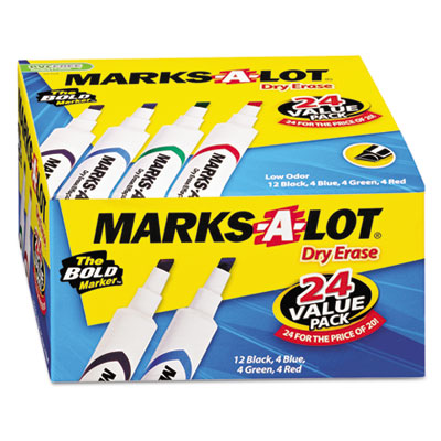 Marks-A-Lot&reg; Desk Style Dry Erase Marker