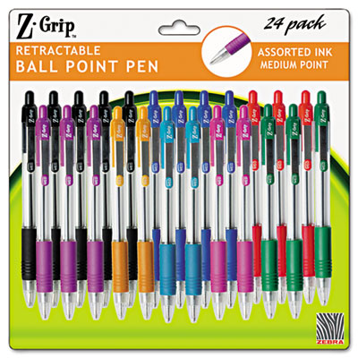 Zebra Z-Grip&trade; Retractable Ballpoint Pen