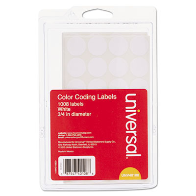Universal&reg; Self-Adhesive Permanent Color-Coding Labels