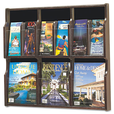 Safco&reg; Expose&trade; Adjustable Magazine/Pamphlet Literature Display