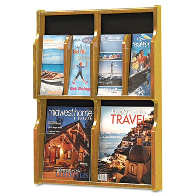 Safco&reg; Expose&trade; Adjustable Magazine/Pamphlet Literature Display