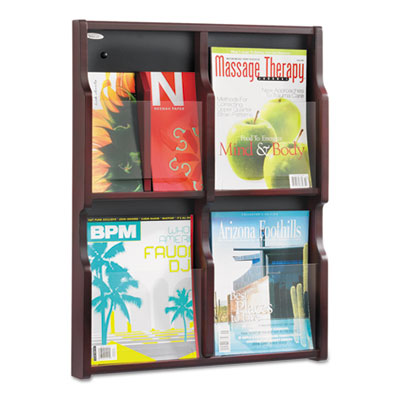 Safco&reg; Expose&trade; Adjustable Magazine/Pamphlet Literature Display