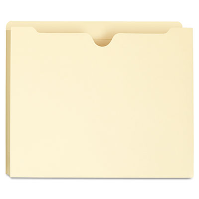 Universal One&trade; Manila File Jackets with Reinforced Tabs