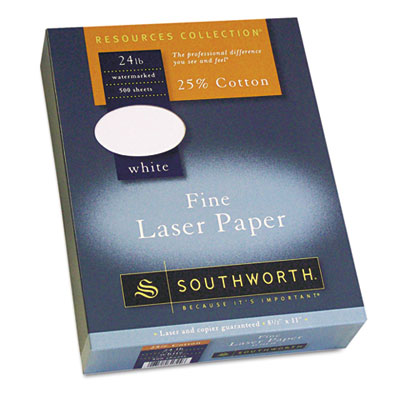 Southworth&reg; 25% Cotton Laser Paper
