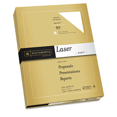 Southworth&reg; 25% Cotton Laser Paper
