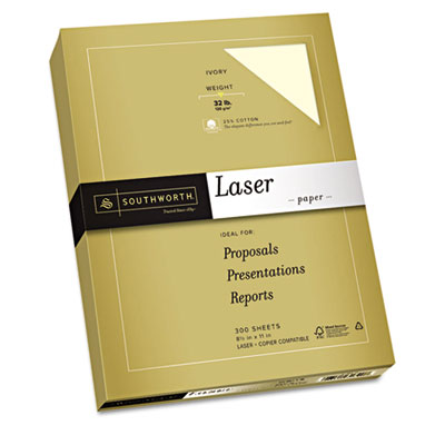 Southworth&reg; 25% Cotton Laser Paper