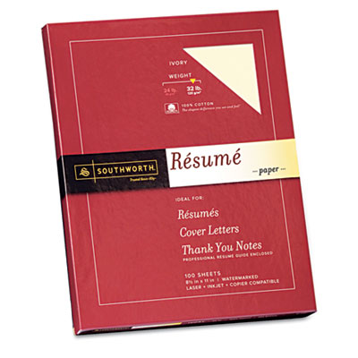 Southworth&reg; 100% Cotton R&eacute;sum&eacute; Paper
