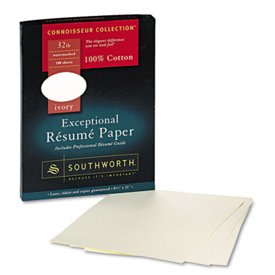 Southworth&reg; 100% Cotton R&eacute;sum&eacute; Paper