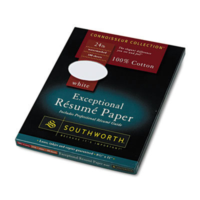 Southworth&reg; 100% Cotton R&eacute;sum&eacute; Paper