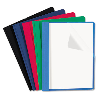 Universal&reg; Clear Front Report Cover with Prong Fasteners